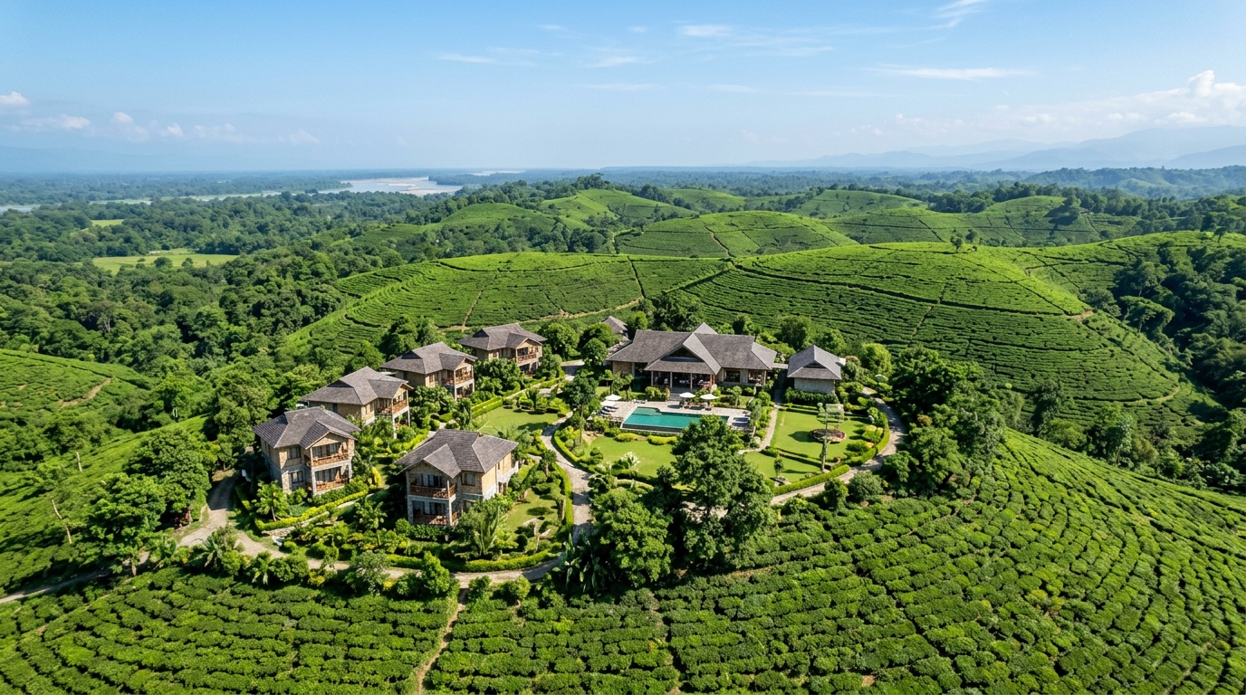 Boutique property in Assam tea gardens